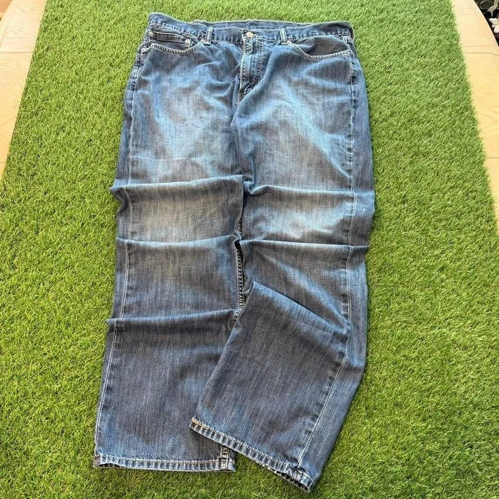 Y2K Levi's 514 straight fit blue jeans 38x32